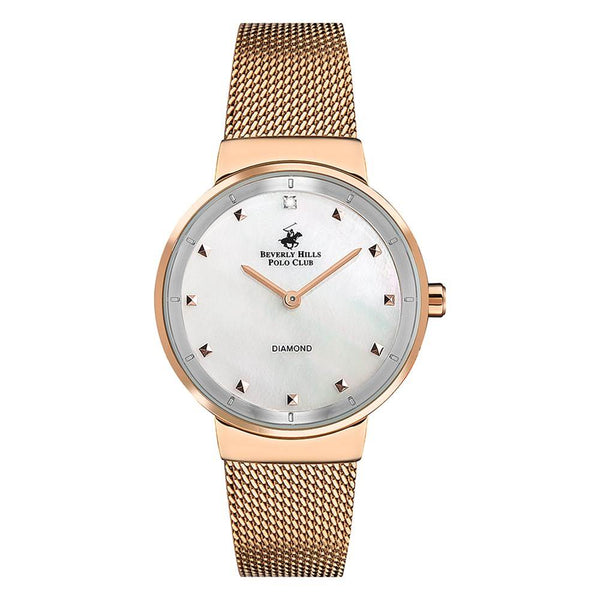 Beverly Hills Polo Club Kadın Klasik Kol Saati Rose Gold Bp3180C.420