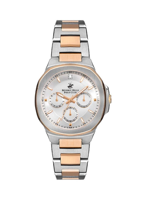 Beverly Hills Polo Club Kadın Spor Kol Saati Gümüş-Rose Gold Bp3275X.530