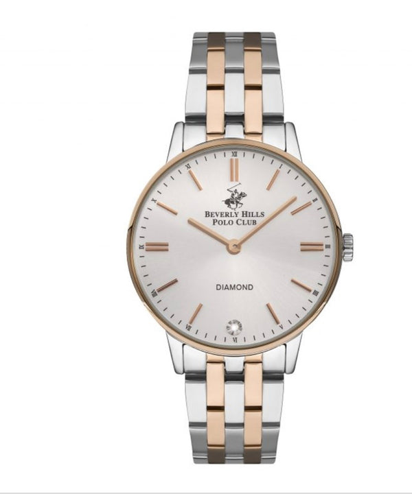 Beverly Hills Polo Club Kadın Spor Kol Saati Gümüş-Rose Gold Bp3289X.530