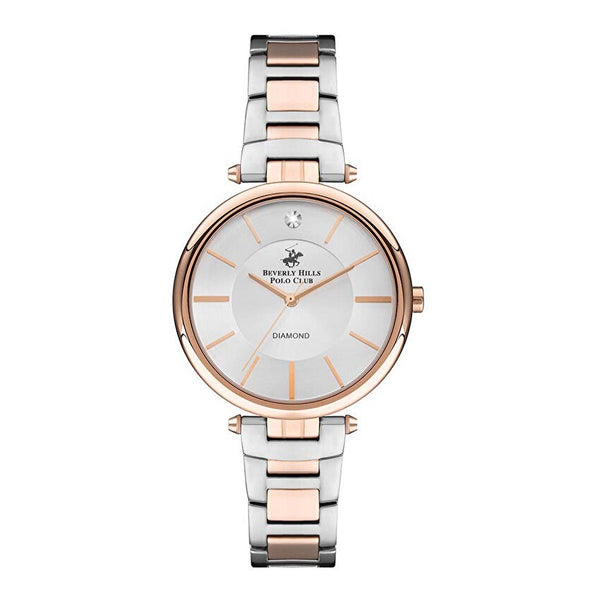 Beverly Hills Polo Club Kadın Spor Kol Saati Gümüş-Rose Gold Bp3294X.530