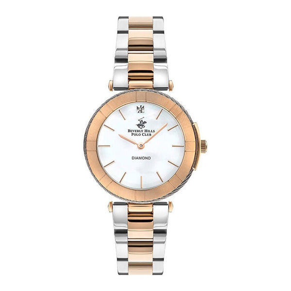 Beverly Hills Polo Club Kadın Spor Kol Saati Gümüş-Rose Gold Bp3333X.420