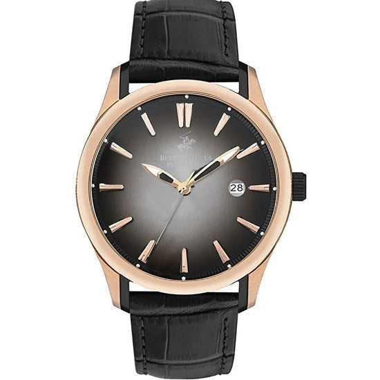 Beverly Hills Polo Club Kadın Klasik Kol Saati Rose Gold-Siyah Bp3410X.851