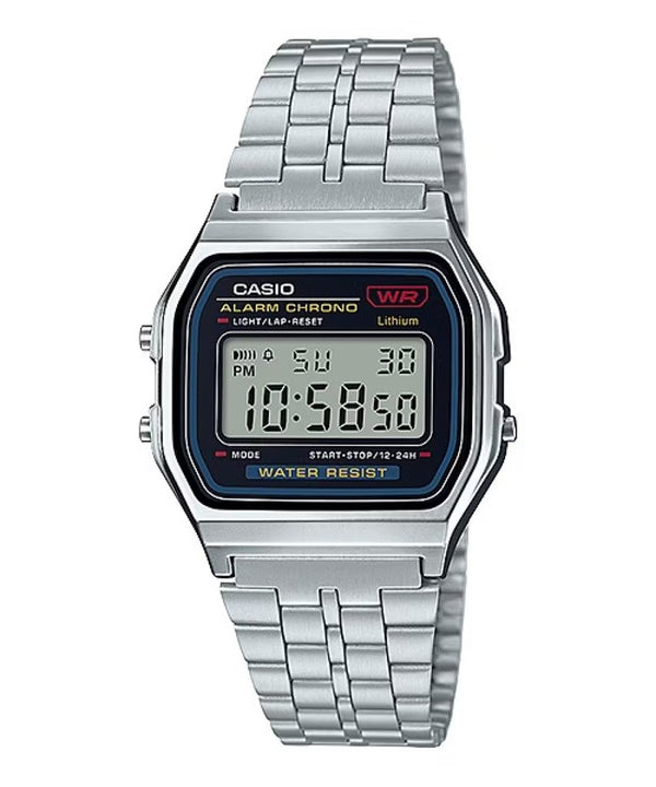 Casio Kadın Spor Kol Saati Gümüş A159Wa-N1Df