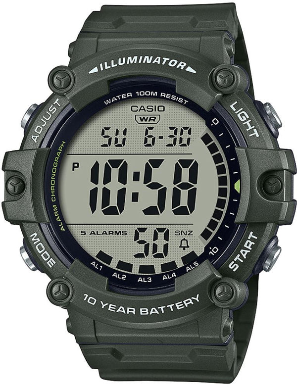 Casio Erkek Spor Kol Saati Yeşil Ae-1500Whx-3Avdf