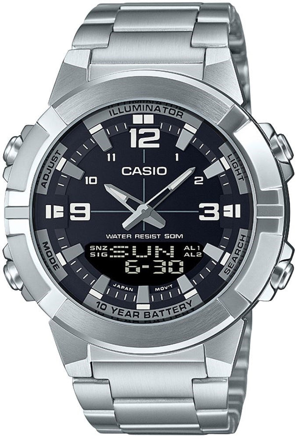 Casio Erkek Spor Kol Saati Gümüş Amw-870D-1Avdf