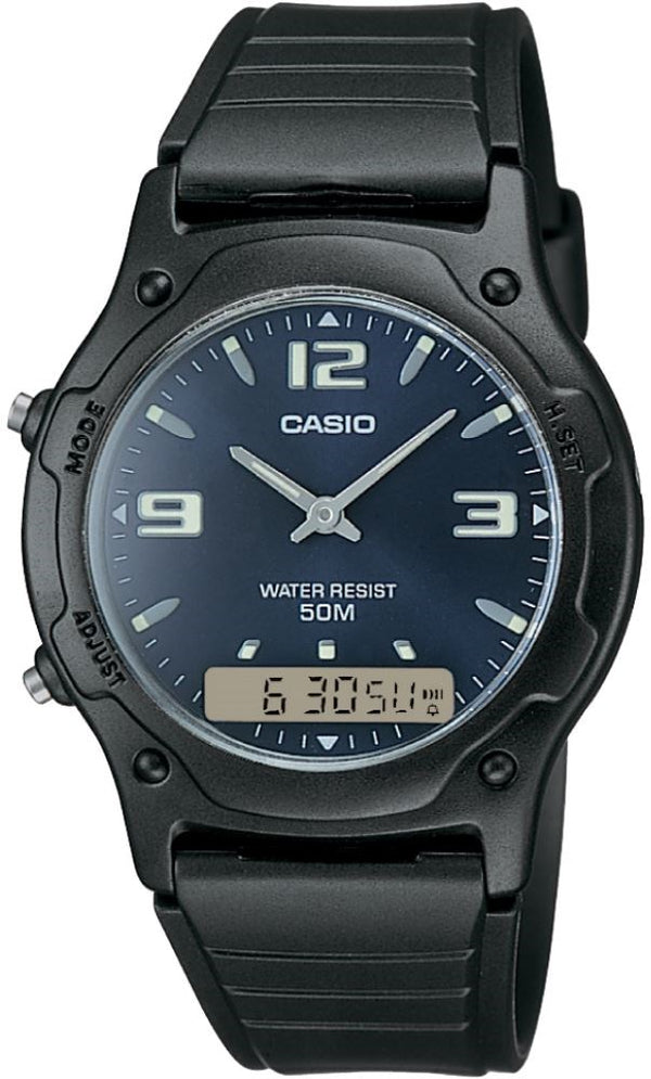 Casio Erkek Spor Kol Saati Siyah Aw-49He-2Avdf