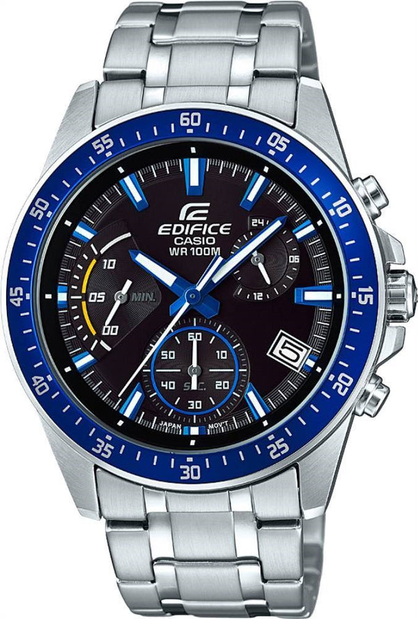 Casio Erkek Spor Kol Saati Gümüş Efv-540D-1A2Vudf