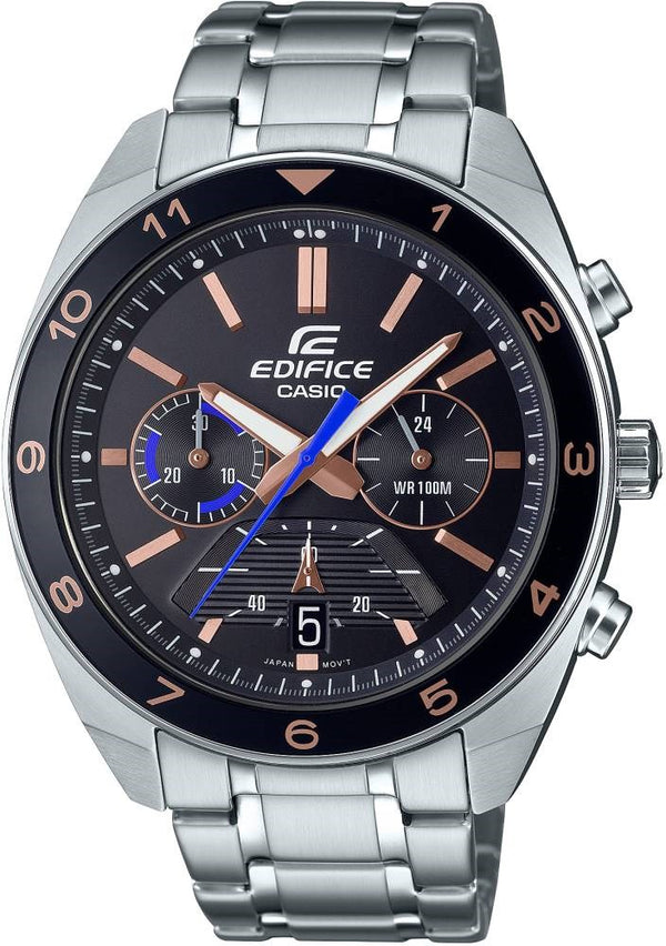 Casio Erkek Spor Kol Saati Gümüş-Siyah Efv-590D-1Avudf