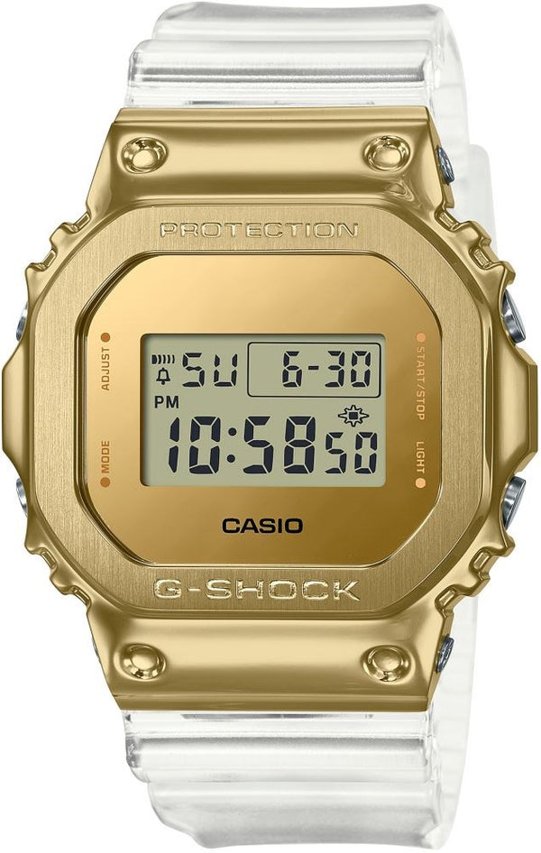 Casio Erkek Spor Kol Saati Altın-Şeffaf Gm-5600Sg-9Dr