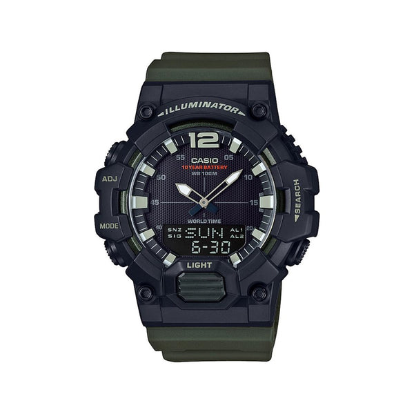 Casio Erkek Spor Kol Saati Siyah-Yeşil Hdc-700-3Avdf