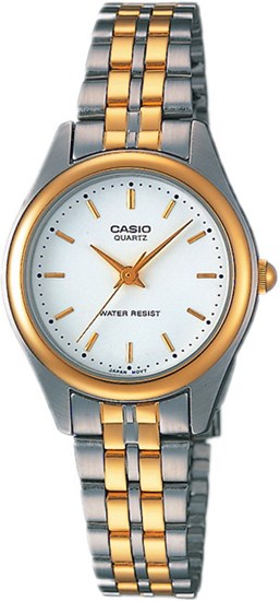 Casio Kadın Klasik Kol Saati Gümüş-Altın Ltp-1129G-7Ardf