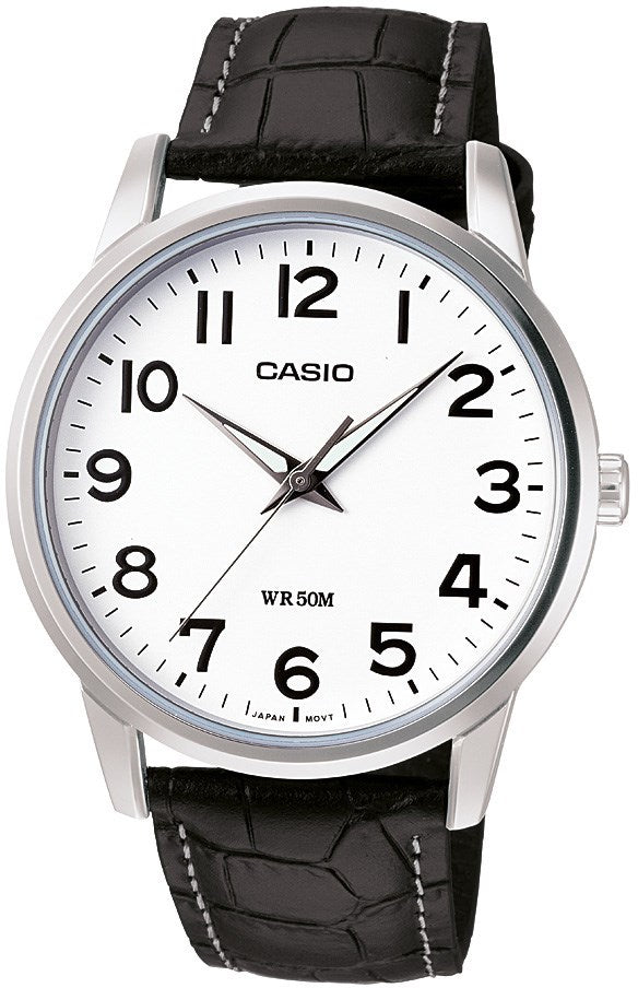 Casio Erkek Klasik Kol Saati Gümüş-Siyah Mtp-1303L-7Bvdf