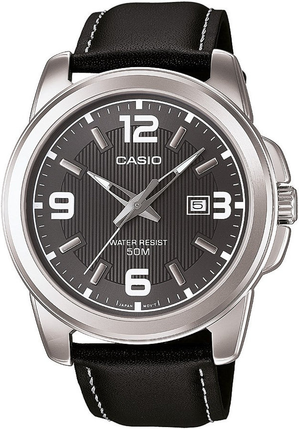 Casio Erkek Spor Kol Saati Gümüş-Siyah Mtp-1314L-8Avdf