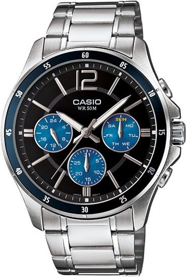 Casio Erkek Spor Kol Saati Gümüş Mtp-1374D-2Avdf