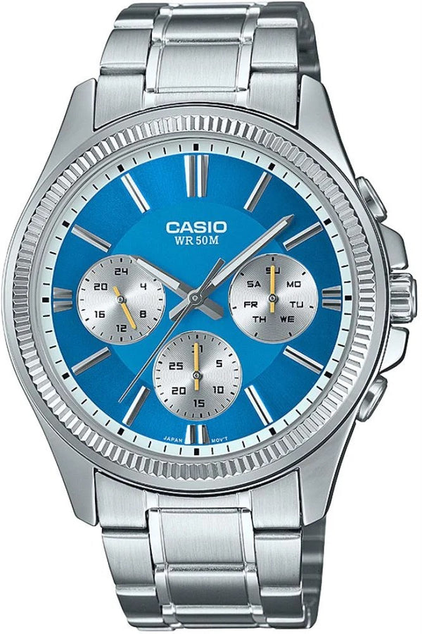 Casio Erkek Spor Kol Saati Gümüş Mtp-1375D-2A2Vdf