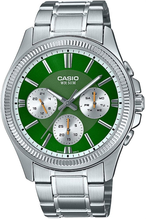 Casio Erkek Spor Kol Saati Gümüş Mtp-1375D-3Avdf