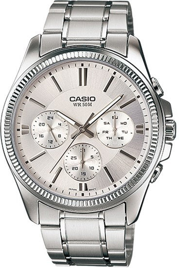 Casio Erkek Spor Kol Saati Gümüş Mtp-1375D-7Avdf