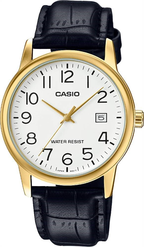 Casio Erkek Klasik Kol Saati Altın-Siyah Mtp-V002Gl-7B2Udf