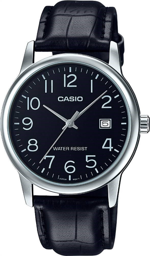 Casio Erkek Klasik Kol Saati Gümüş-Siyah Mtp-V002L-1Budf