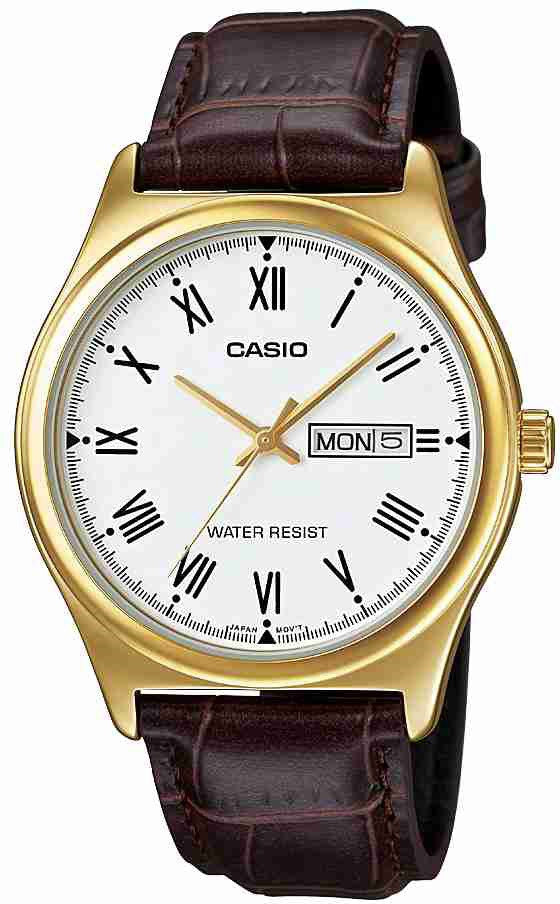 Casio Erkek Klasik Kol Saati Altın-Kahverengi Mtp-V006Gl-7Budf