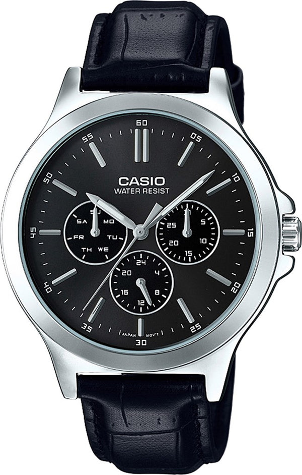 Casio Erkek Spor Kol Saati Gümüş-Siyah Mtp-V300L-1Audf