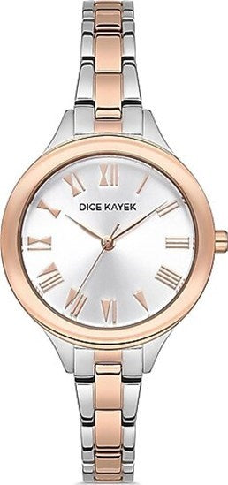 Dice Kayek Kadın Spor Kol Saati Gümüş-Rose Gold Dk.1.Ag1244.03