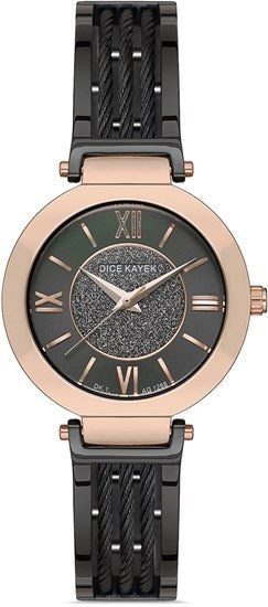 Dice Kayek Kadın Spor Kol Saati Rose Gold-Siyah Dk.1.Ag1268.03