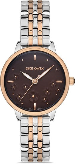 Dice Kayek Kadın Spor Kol Saati Gümüş-Rose Gold Dk.1.Ag1282.09