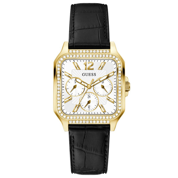 Guess Kadın Klasik Kol Saati Altın-Siyah Gugw0309L2