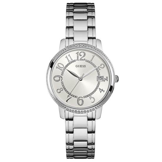 Guess Kadın Klasik Kol Saati Gümüş Guw0929L1