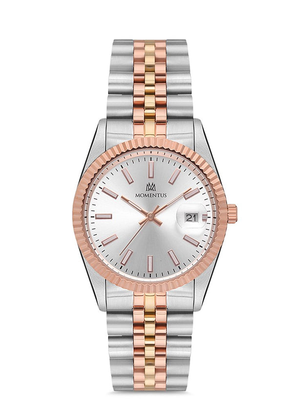 Momentus Kadın Spor Kol Saati Gümüş-Rose Gold Cw131Z-02Sr