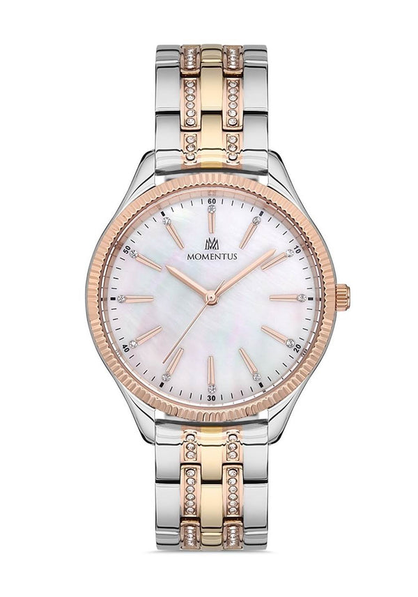 Momentus Kadın Klasik Kol Saati Gümüş-Rose Gold Sw259Z-09Sr