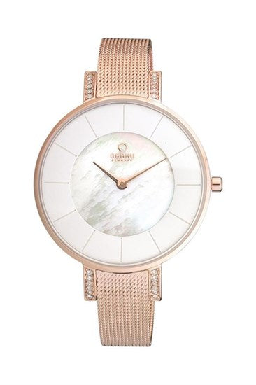 Obaku Kadın Klasik Kol Saati Rose Gold V158Levwmv