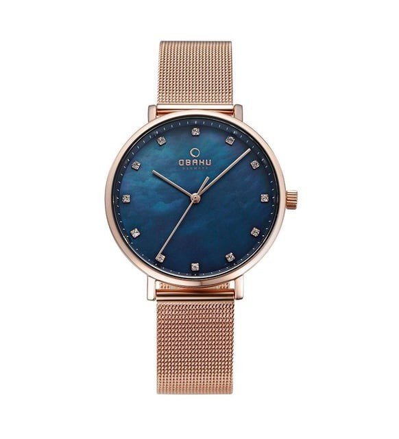 Obaku Kadın Klasik Kol Saati Rose Gold V186Lxvlmv