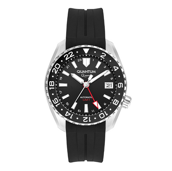 Quantum Erkek Spor Kol Saati Gümüş-Siyah QMG1105.351