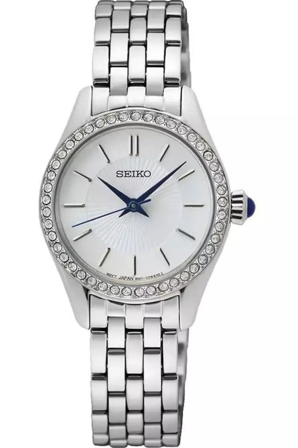 Seiko SUR539P1 Bombeli Hardlex Cam 10 atm Kadın Kol Saati