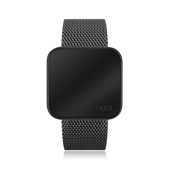 Upwatch Erkek Spor Kol Saati Siyah Touch Slım Steel Black